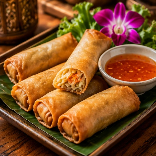 Illustrative Thai appetizers