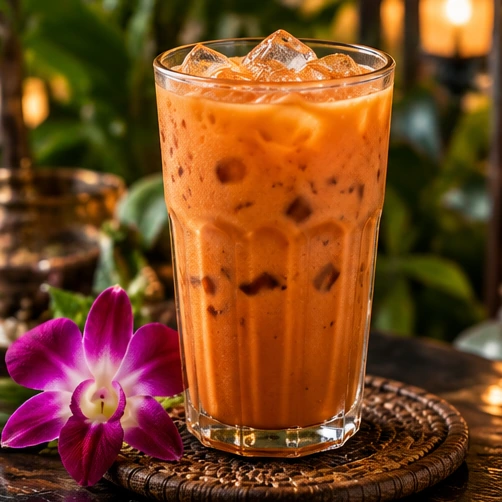 Illustrative Thai food photography — drinks